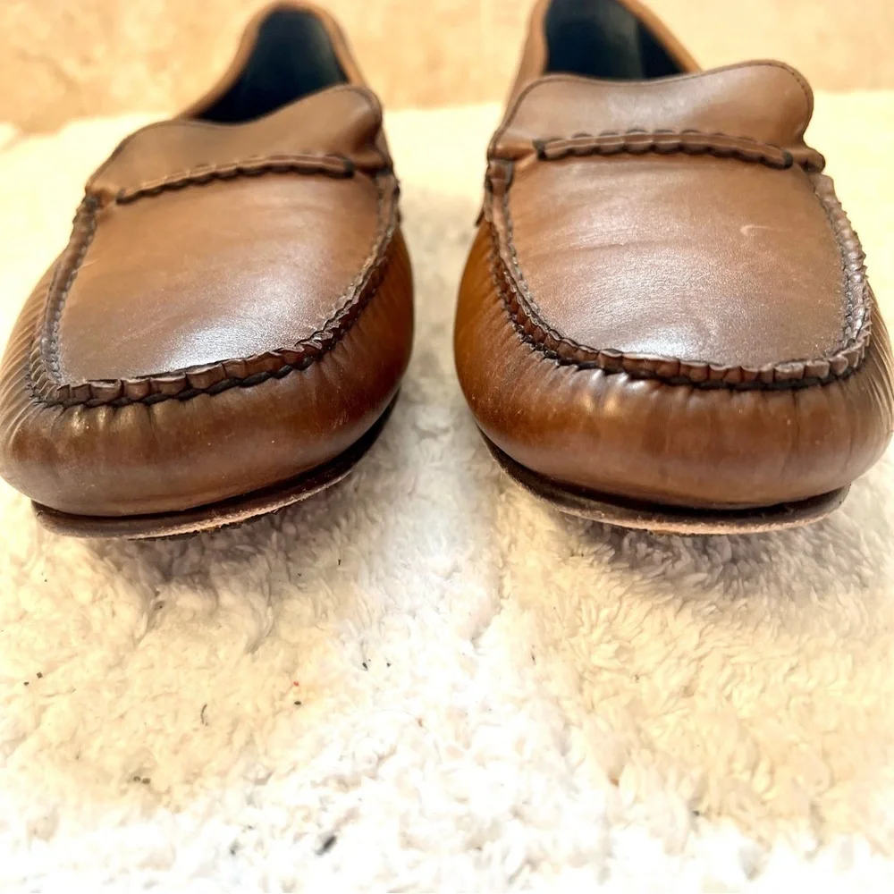 Allen Edmonds Super Sport driving loafer in brown leather men’s size 10D classic